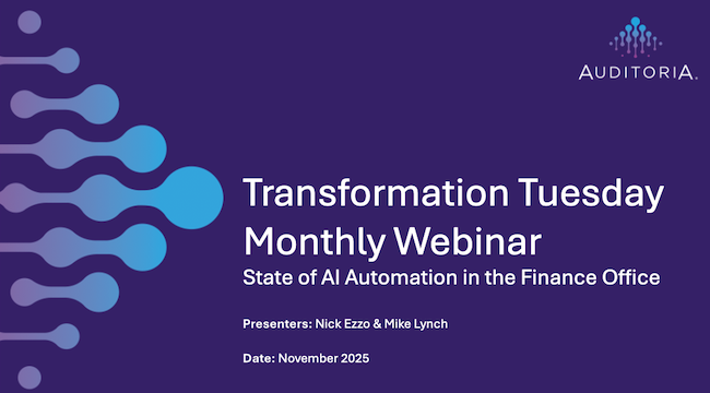 Webinar - Finance Transformation 11-18-2025