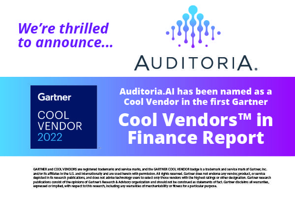 Auditoria.AI Named a Cool Vendor by Gartner® in the First Cool Vendors