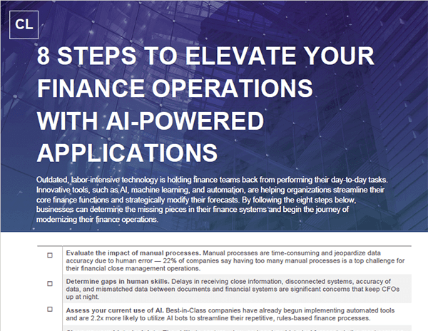 How to Elevate Your Finance Operations with AI-Powered Applications