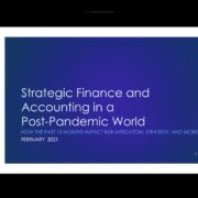 Strategic Finance and Accounting in a Post-Pandemic World