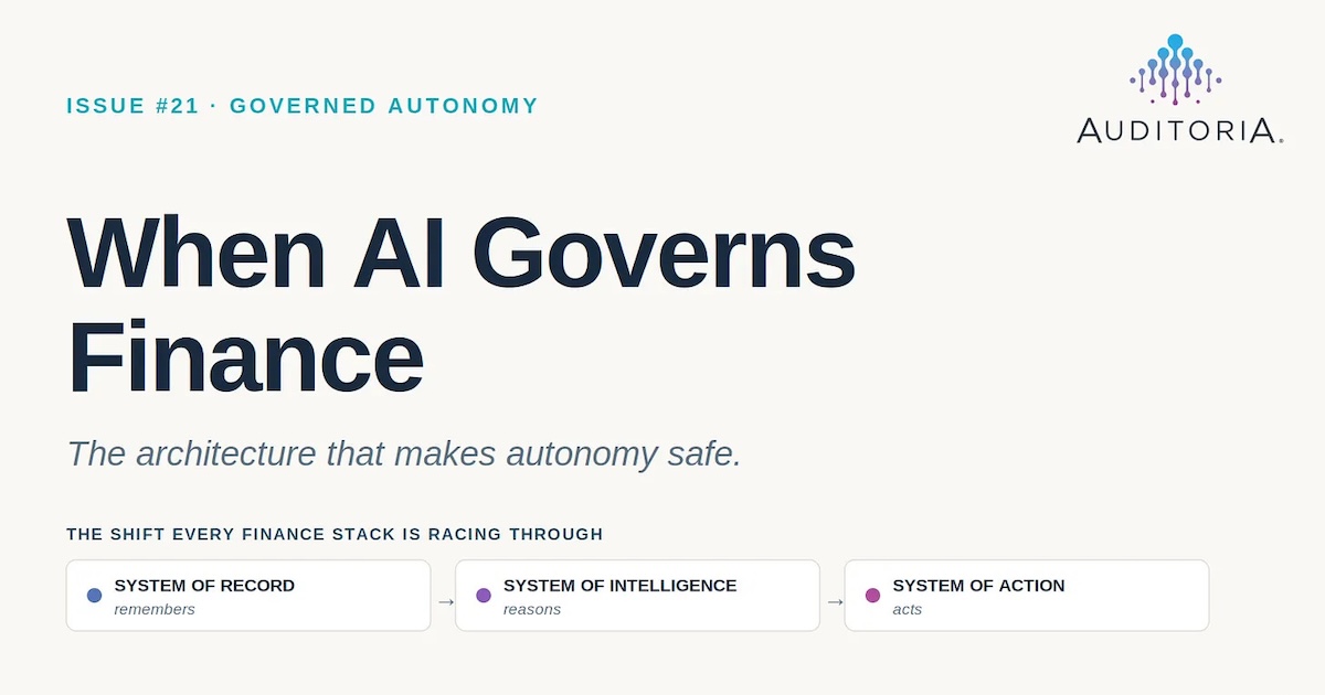 When AI governs finance