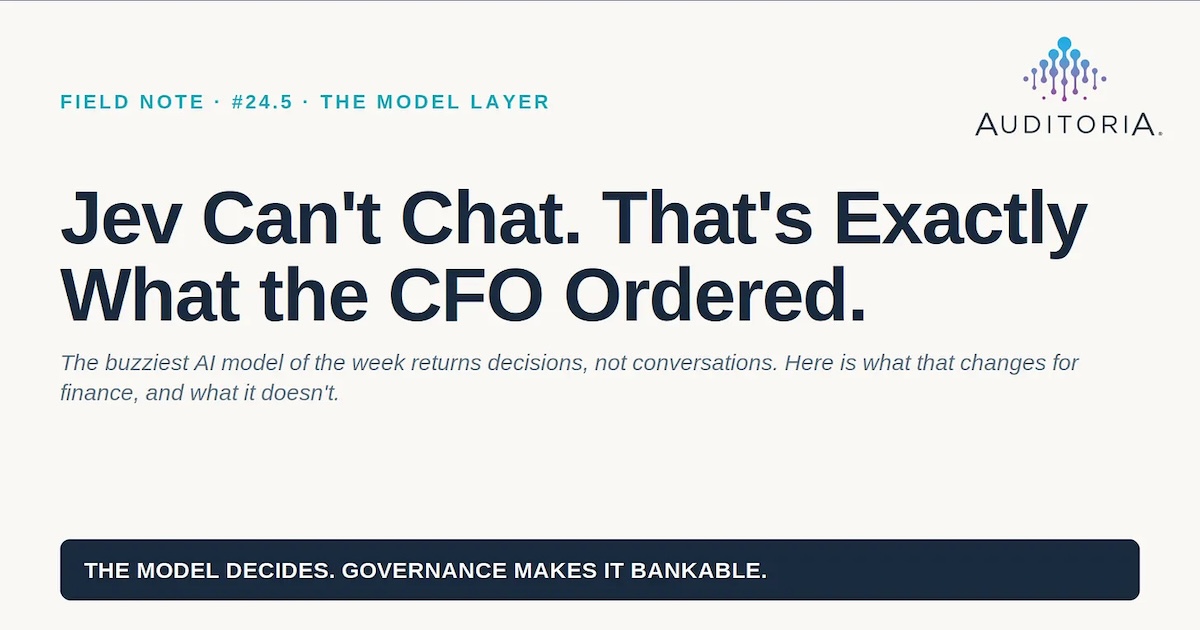 What the CFO ordered